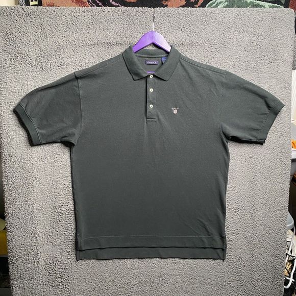 Men’s GANT Vintage Forest Green Polo Size XL Embroidered Logo - Picture 15 of 16